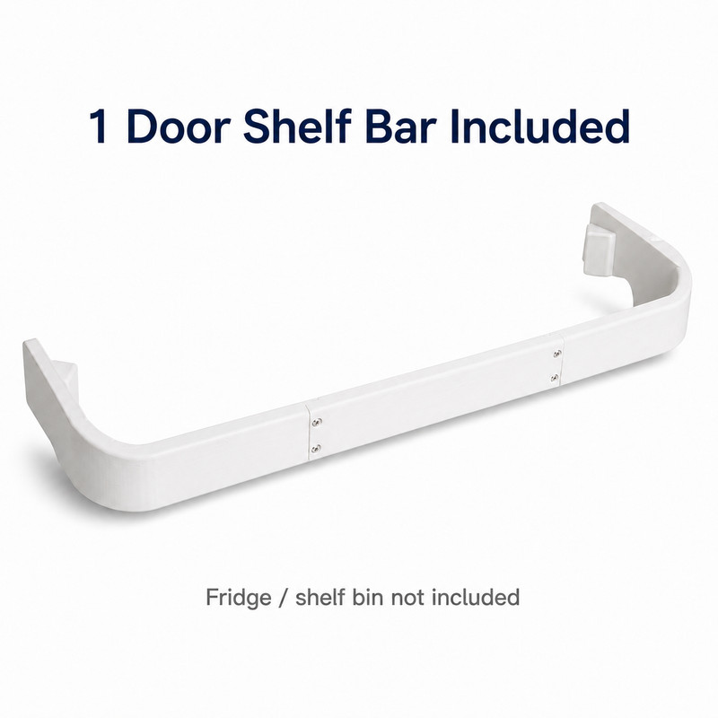 Frigidaire FFTR1821 Door Shelf Bar Replacement Refrigerator Retainer Rail, White gallery