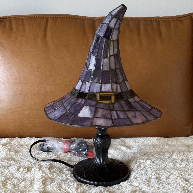 Cracker Barrel - 2026 Stained Glass Witch Hat Lamp gallery