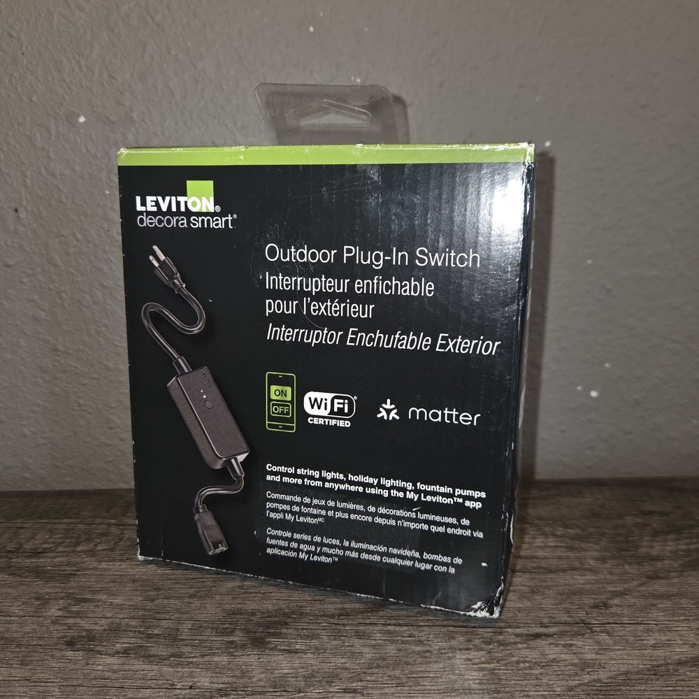 Outdoor Smart Plug Switch with Light Sensor Works with Alexa Google Home
