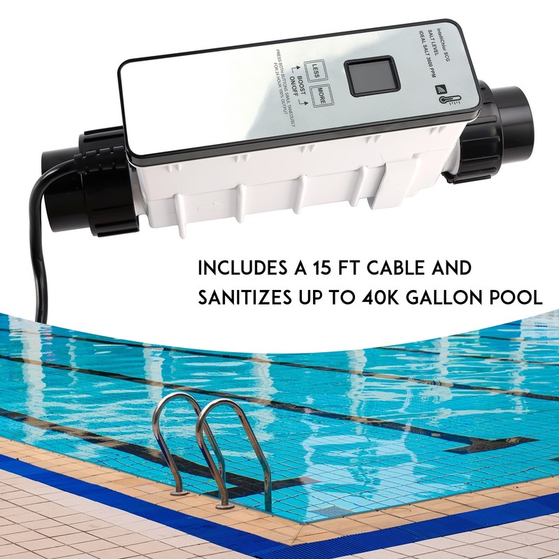 IC40 EC-520555 Replacement Salt Cell Chlorine Generator for In-Ground Pools Up gallery