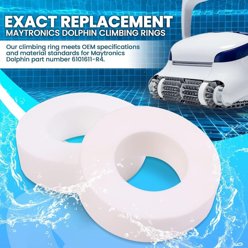 High-Quality Rubber Climbing Ring Set - Fits Dolphin Models M200 to DX6 gallery