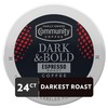 Community Coffee Dark & Bold Espresso 24 to 144 Keurig K cup Pods Pick Any Size gallery