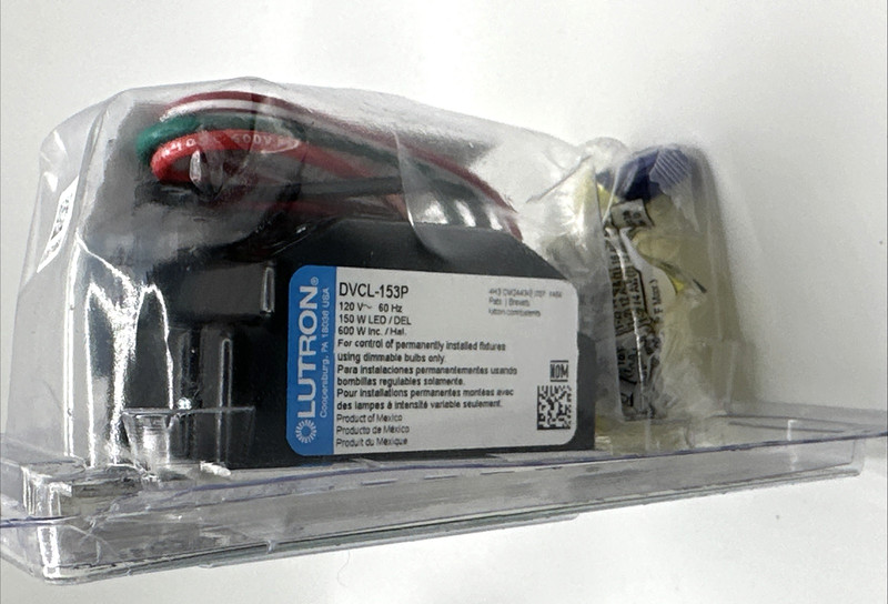 Lutron Diva DVCL-153PH Dimmer Switch White Single Pole/3-Way 150W CFL/LED NEW gallery