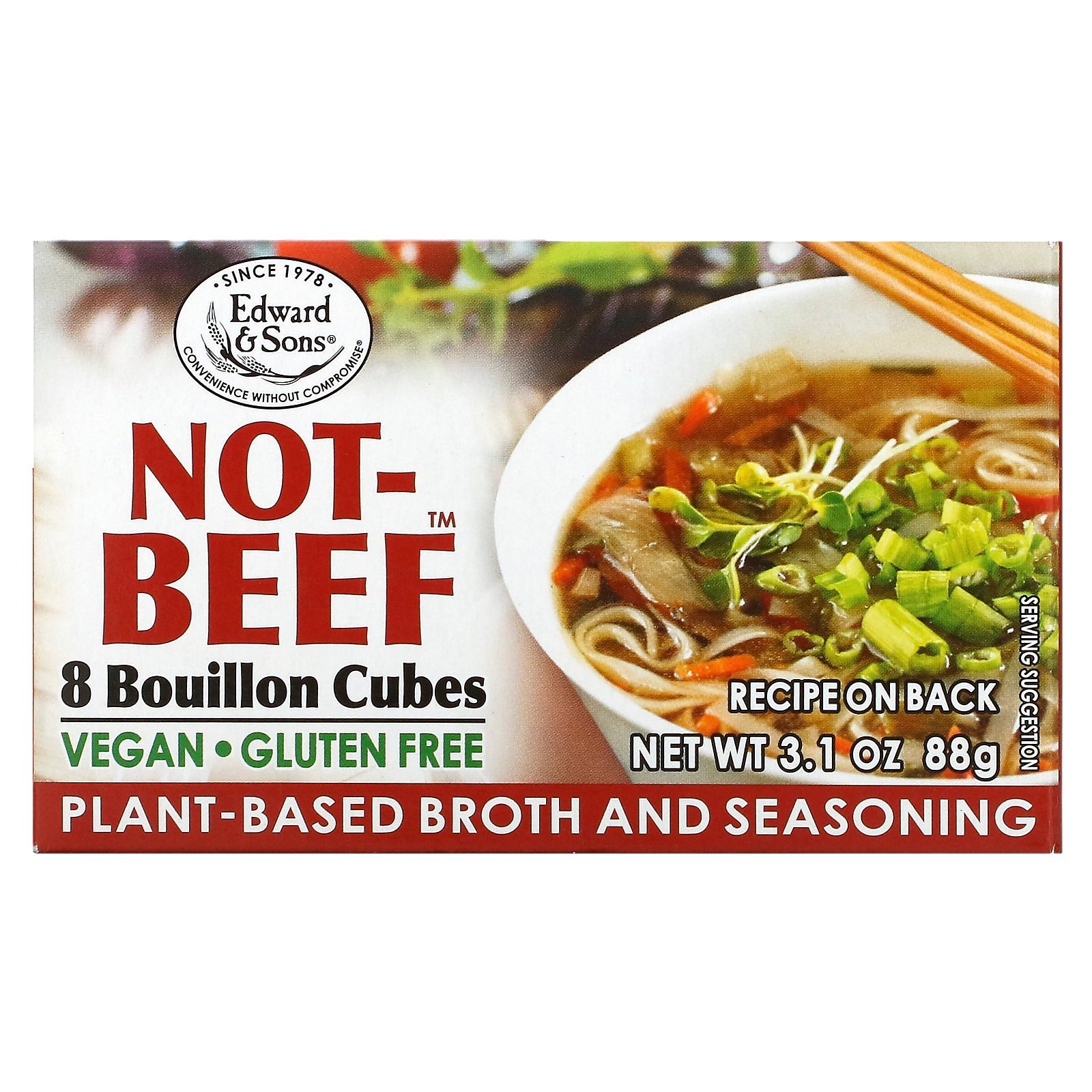 Not-Beef Bouillon Cubes, 8 Cubes, 3.1 oz (88 g) gallery
