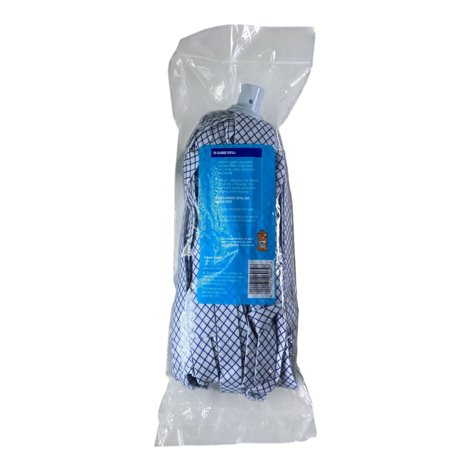 Mr. Clean WRING CLEAN MOP REFILL Replacement Super Absorbent Cloth Strands NEW gallery