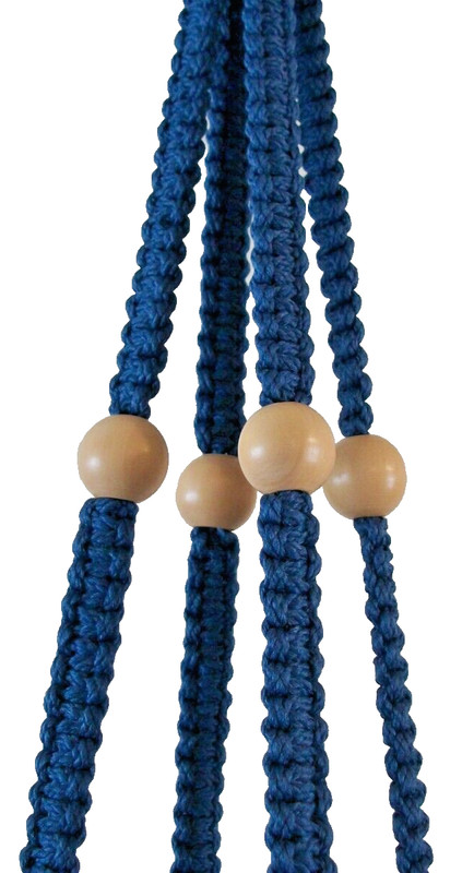 Handmade Macrame Plant Hanger - Beaded Plant Hanger - Macrame Plant Holder gallery
