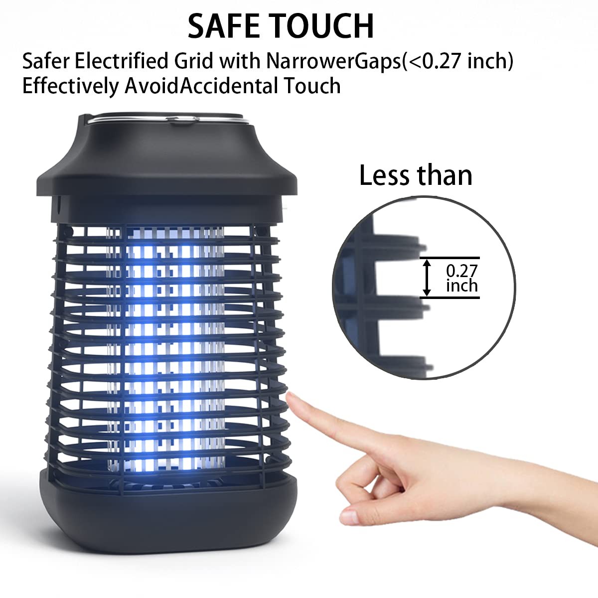 Bug Zapper Outdoor/Indoor,Mosquito Zapper 4200V High Powered Waterproof Elect... gallery