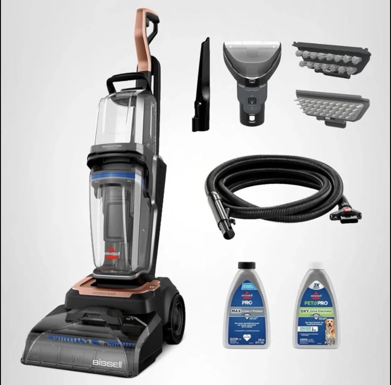 BISSELL REVOLUTION HYDROSTEAM UPRIGHT PET CARPET CLEANER 4123 NEW IN BOX gallery