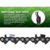 Semi Chisel Skip Tooth Chainsaw Chain 24 Inch .050 3/8 84DL for Stihl 2 Pack gallery