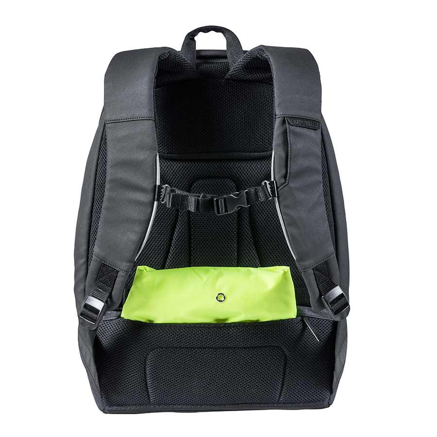 Basil B-Safe 18L Graphite Grey Bicycle Backpack with LED Light & Anti-Theft 2