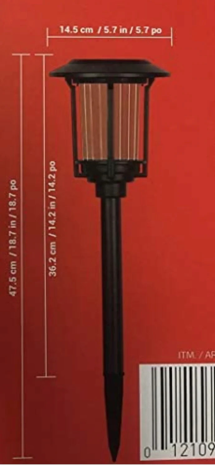 SmartYard 15-Lumen Solar Pathway Lights, Aluminum And Glass 6 Pack gallery
