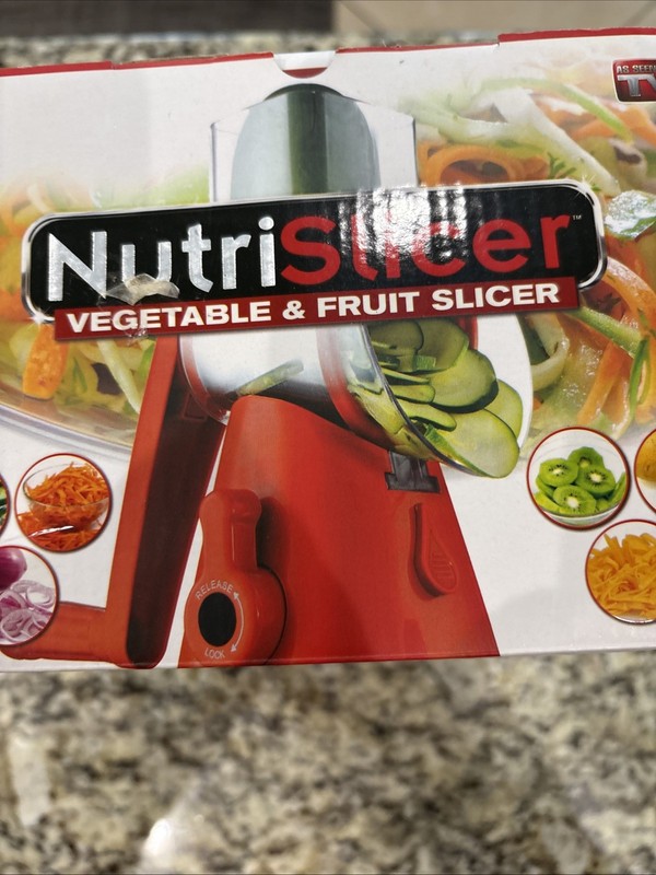 NUTRISLICER Vegetable & Fruit Slicer Cutter Machine BRAND NEW IN BOX gallery