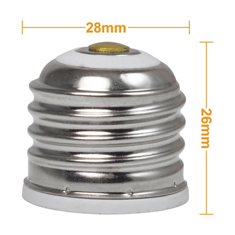 E26 Medium Screw to Mini Candelabra E11 Socket Adapter Converter Reducer gallery