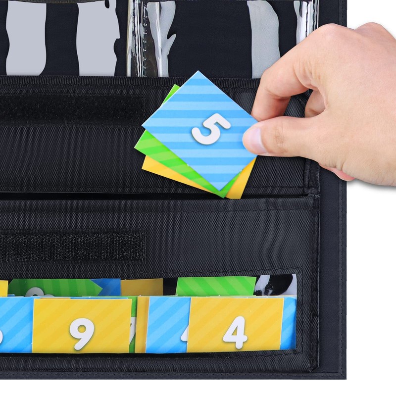 Counting Caddy & Place Value Pocket Chart for Classroom and Homeschool(Black) gallery