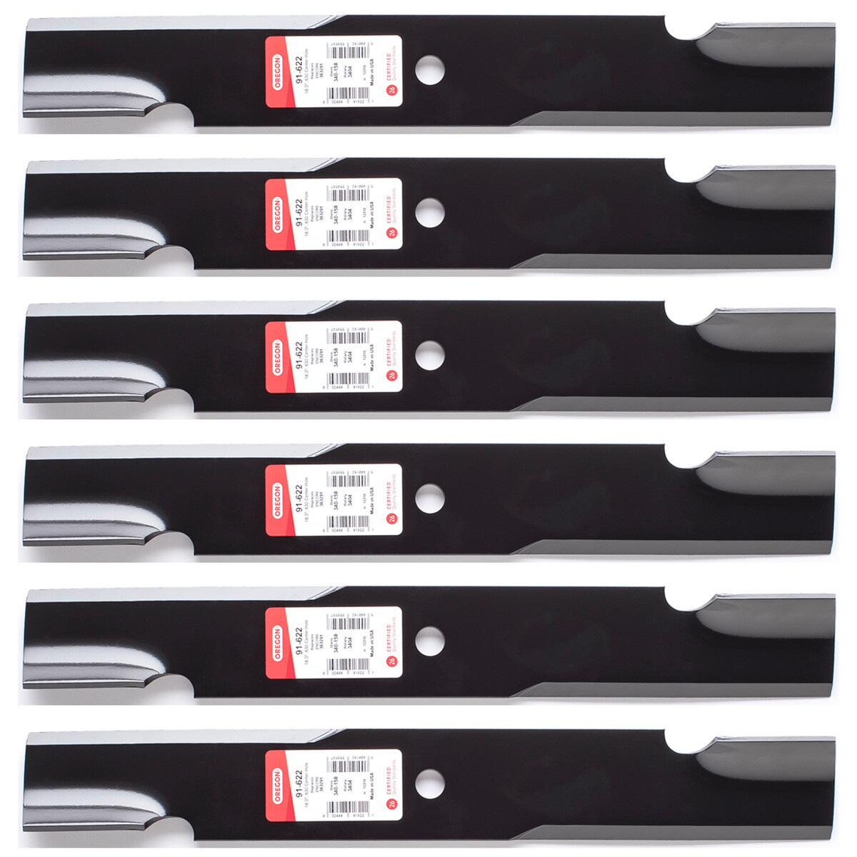 6PK Oregon 91-622 Replacement Blade for 54" Encore Walk Behind 52B400, 52B400E gallery