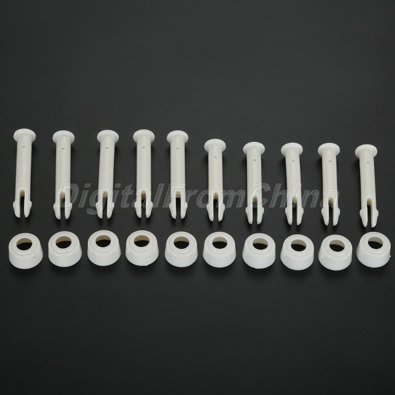 Durable 12pcs Plastic Pool Joint Pins & Caps Parts For 10-12ft Metal Frame Pools gallery
