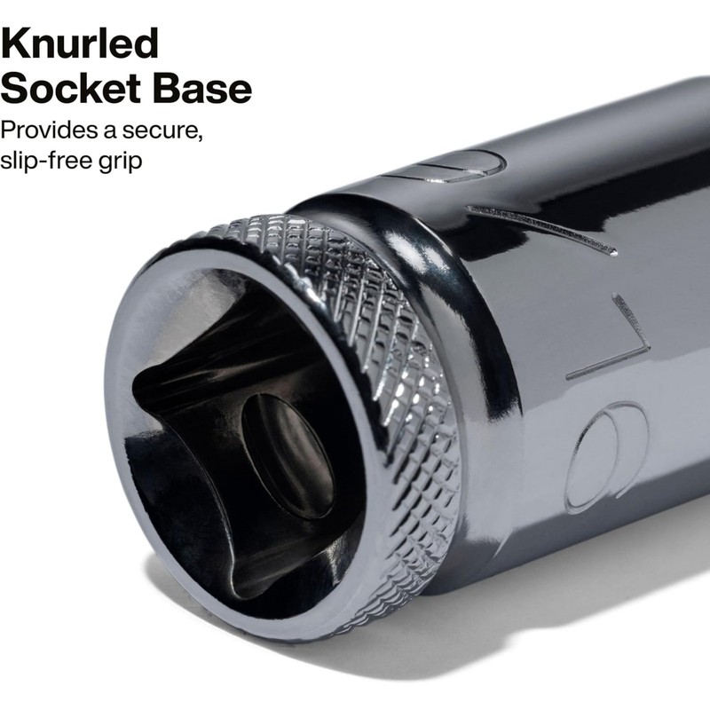 Klein Tools 65233HEX Hex Bit Socket Set, 1/4, 3/8, 1/2-Inch Drives, Knurled gallery