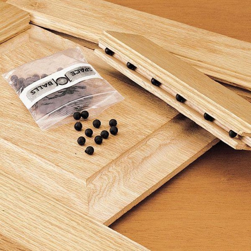 Space Balls Raised Panel Cabinet Door Spacers for 1/4" Groove gallery