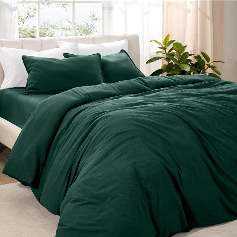 3 Piece Quilt Cover Sets Soft Microfiber Duvet Covers Set Twin Full Queen King gallery