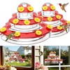 Hummingbird Feeders for Window 2 Pack-18oz Suction Cup Hummingbird Feeder with gallery