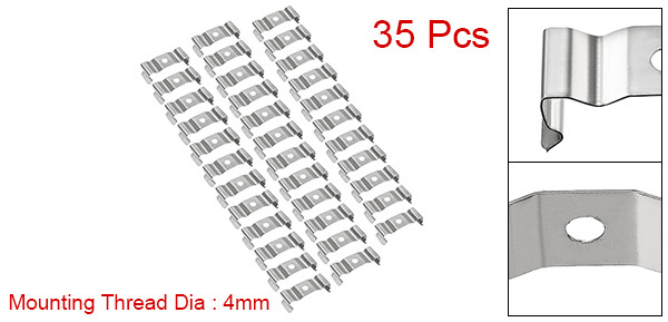 35Pcs T8 Integrated Tube Lamp Bracket Hanger Clips Socket Lamp Holder gallery