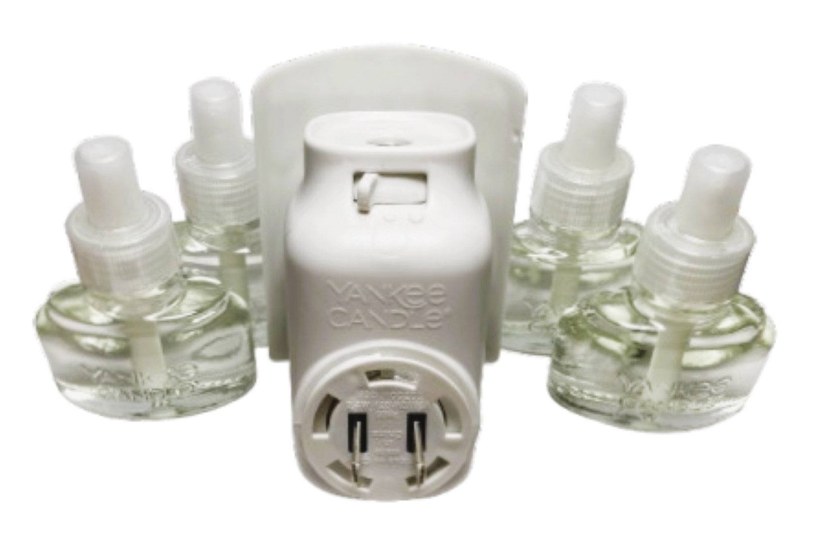 Yankee Candle 4x CLEAN COTTON ScentPlug In Refills & Diffuser Unit ~ FREE SHIP gallery