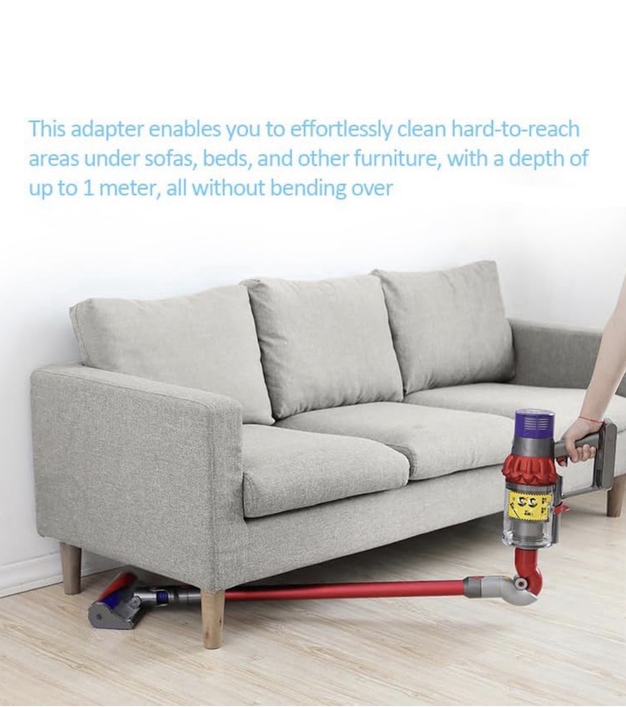 Genuine Dyson Low-reach adaptor Outsize, V15, V11, V10, V8, and V7 vacuums. gallery