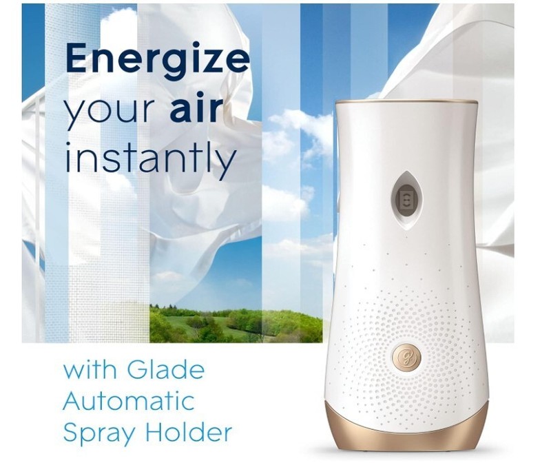 Glade Automatic Spray Refill, Air Freshener for Home and Bathroom, Clean Linen, gallery