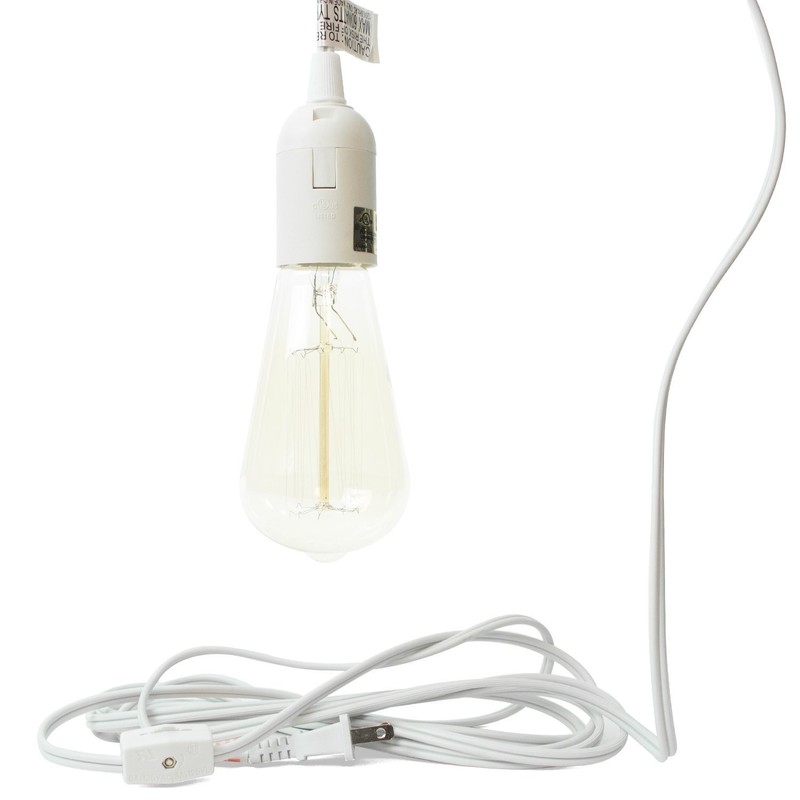 12ft Hanging Light Socket Extension Cord For E26/E27 Pedant Lantern Lights gallery