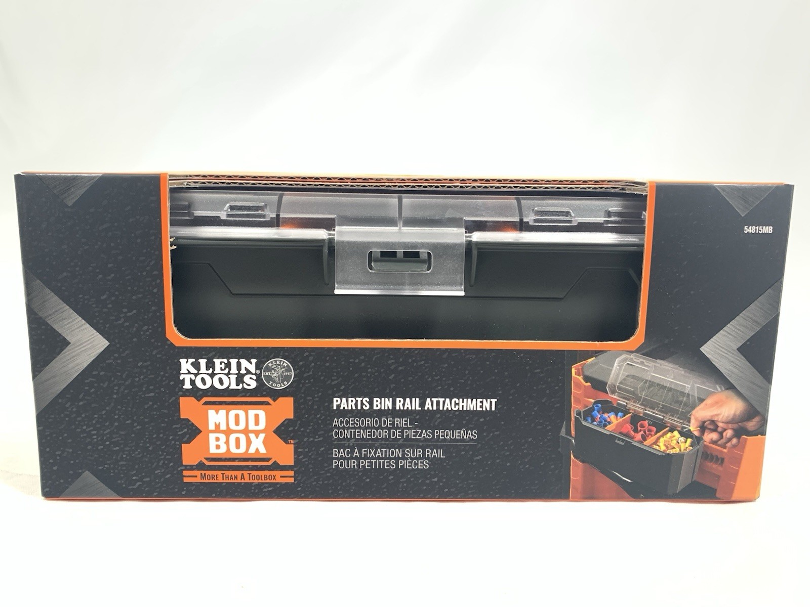 Klein Tools Modbox Parts Bin With Clear Lid Portable Tool Storage Organizer gallery