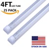 V shaped LED Tube Lights T8 Integrated 4FT Linkable LED Shop Light Fixture 25PCS gallery