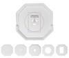 White Vinyl Siding Surface Block Plate 130110006123 130110006001 130110006002 gallery