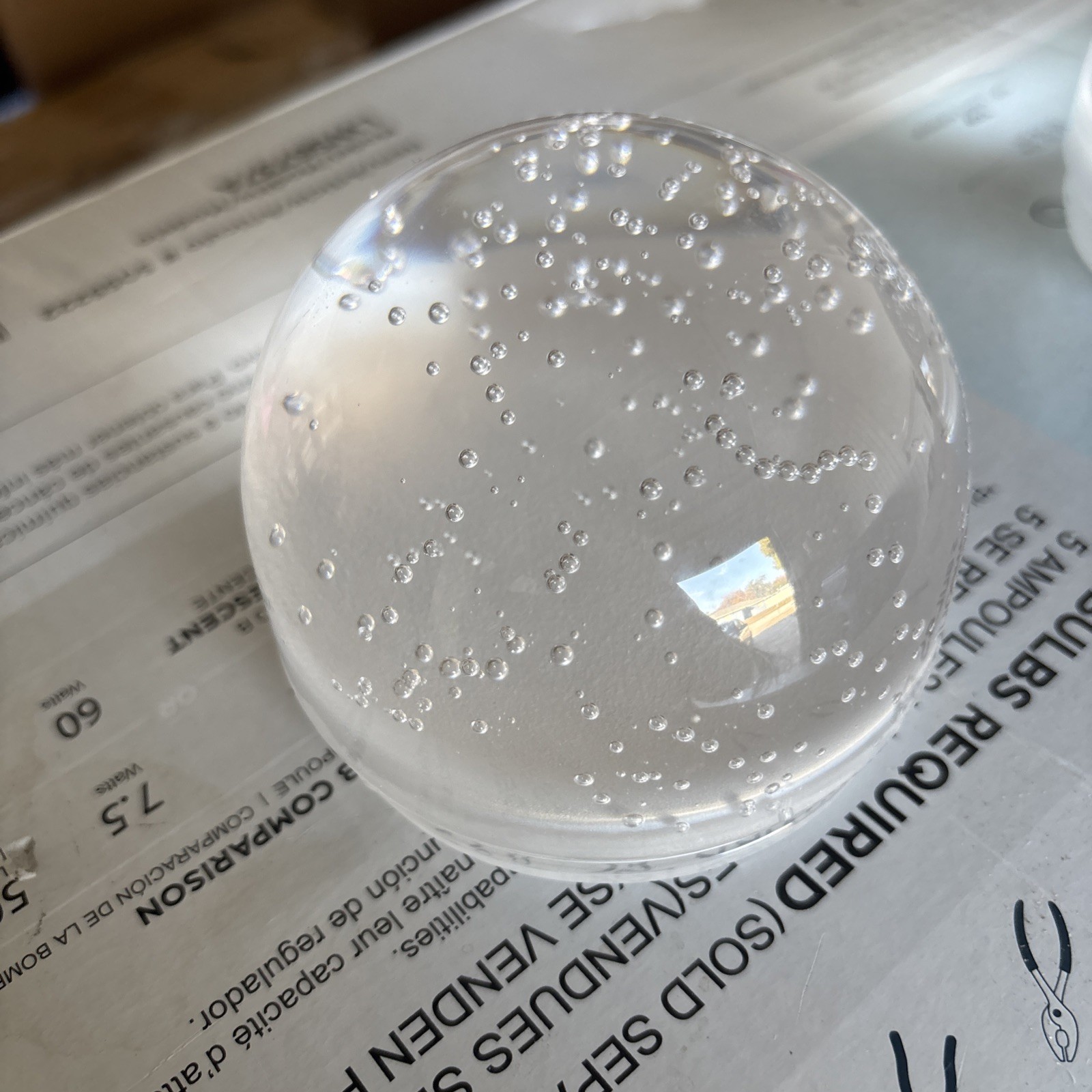 Artika Oracle Vanity Bubble Glass Shade Replacement For Model VAN4-OR5C-HD2CR gallery