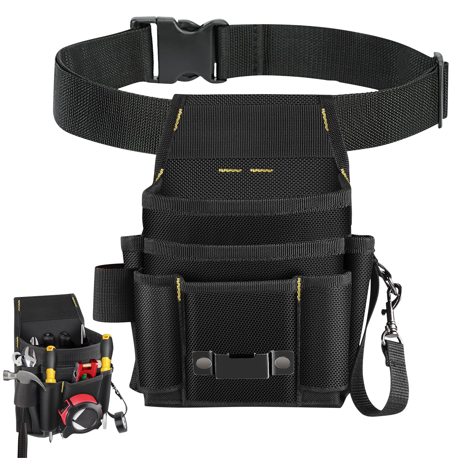 11 Pockets Waist Tool Organizer Durable Waterproof Oxford Pouch Adjustable Belt gallery