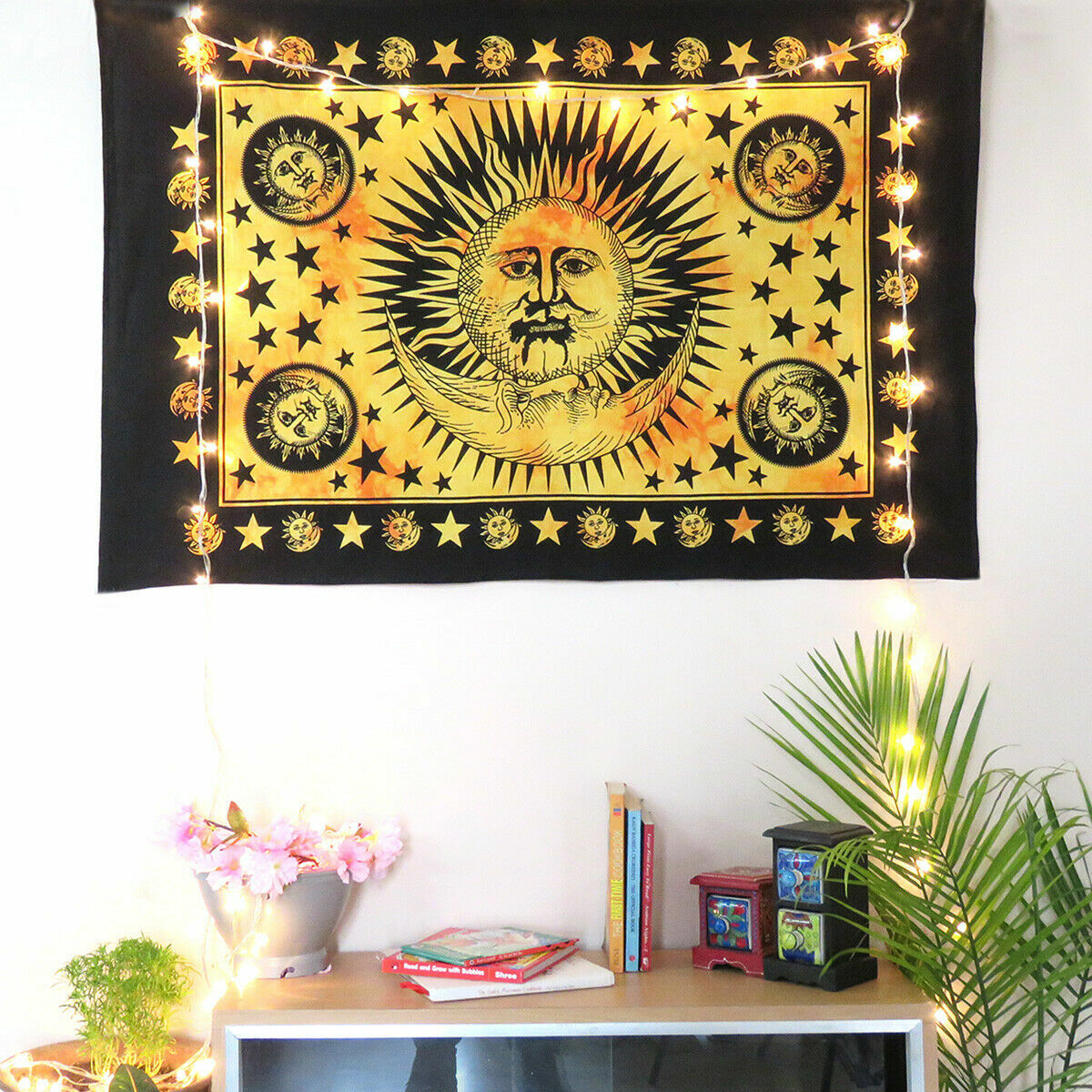 Indian Boho Home Decor Tapestry Wall Hanging Poster Cotton Wall Art Tapestries gallery