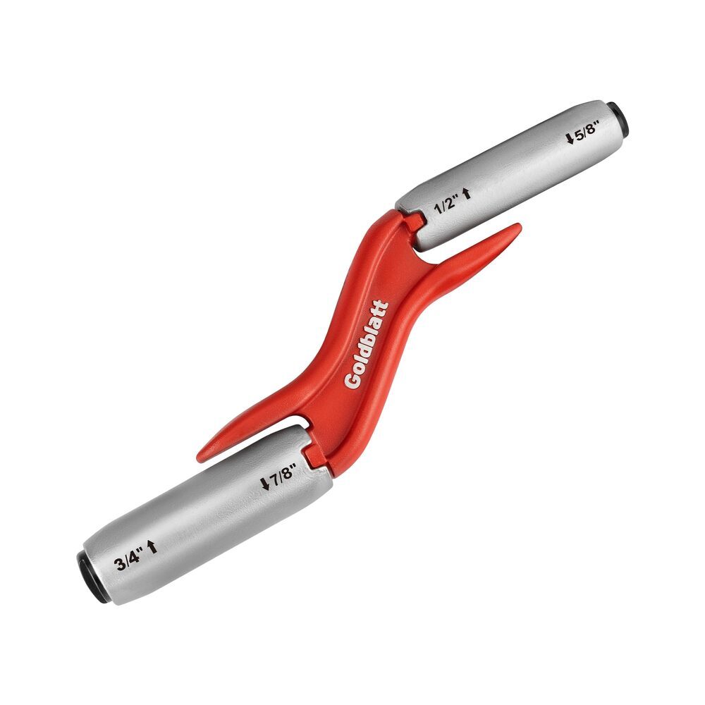 Goldblatt RED Masonry Brick Jointer Tool 1/2in 5/8in 3/4in 7/8in Barrel Jointer gallery