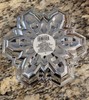 Christmas/Holiday Cookies/Candy/Snacks 8”L x8”W Metallic Blue Snowflake Tray-NEW gallery