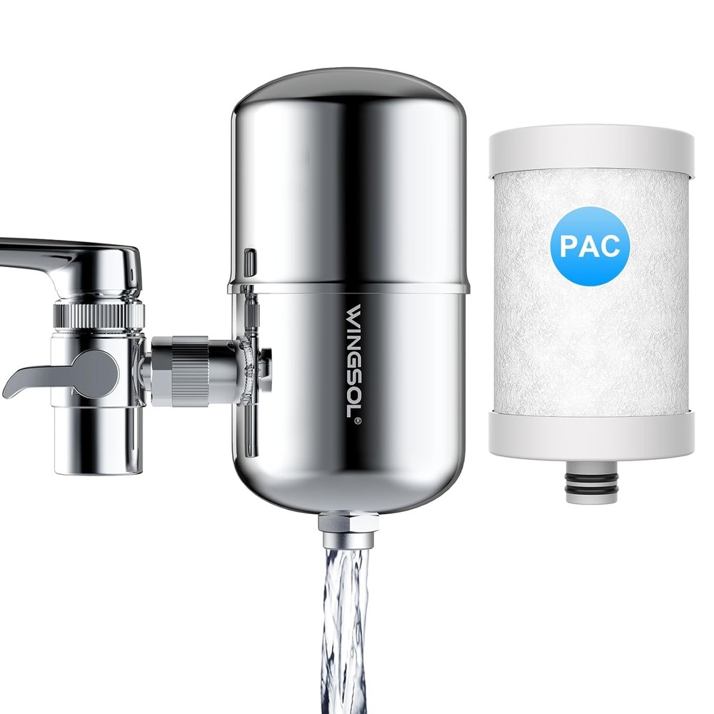 Lead, Chlorine & Microplastics, 350 Gallons Long-Lasting for Kitchen & Bathroom