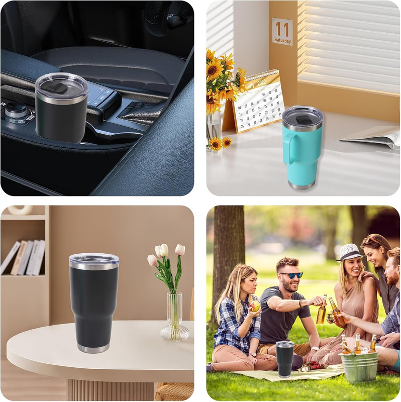 32 Oz Replacement Lid for Yeti, 2PCS, Splash Resistant, BPA Free gallery