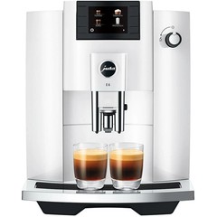 JURA E6 Piano White Fully Automatic Coffee Machine Worldwide