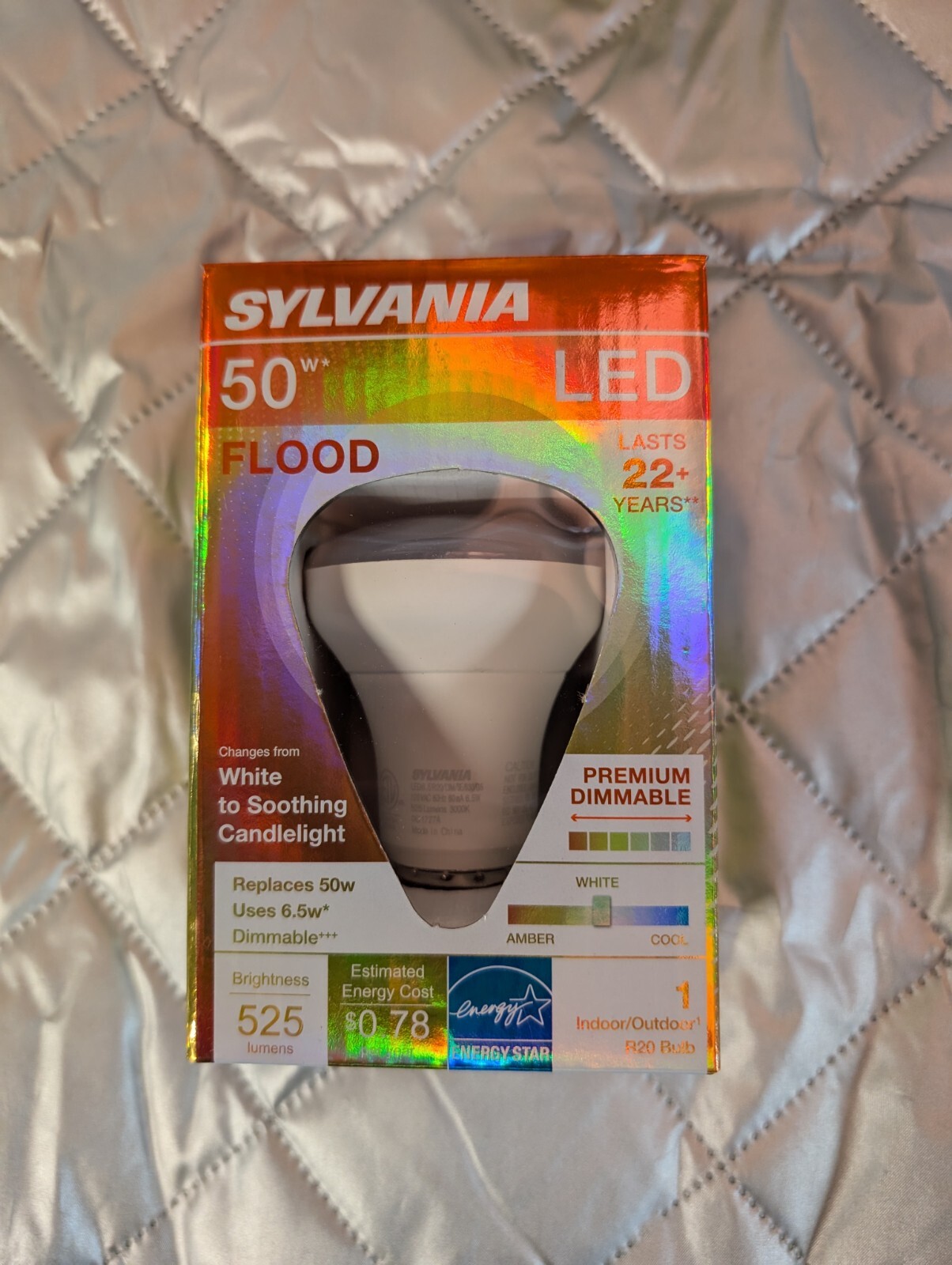 Three (3) Sylvania 50W LED Flood Light Premium Dimmable Bulbs gallery