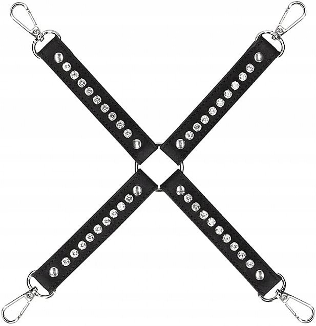 Shots Ouch! Diamond Series Harness with Decorative Studs, Black gallery