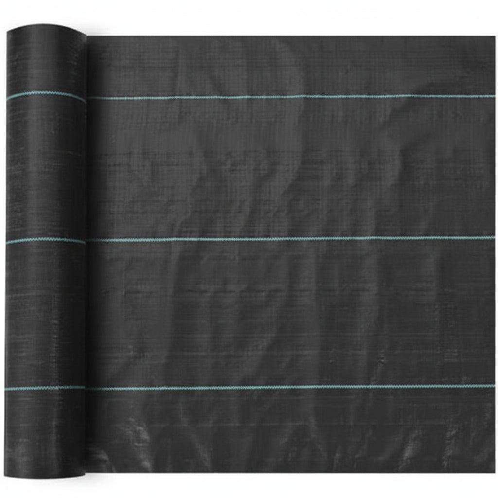 VEVOR 6x300 ft Woven Polypropylene Weed Barrier Fabric New gallery