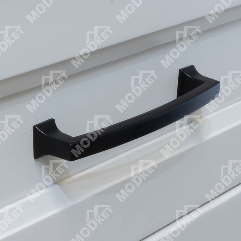 Solid Matte Black Square Cabinet Pulls Knobs Handles Kitchen Bathroom Drawers gallery