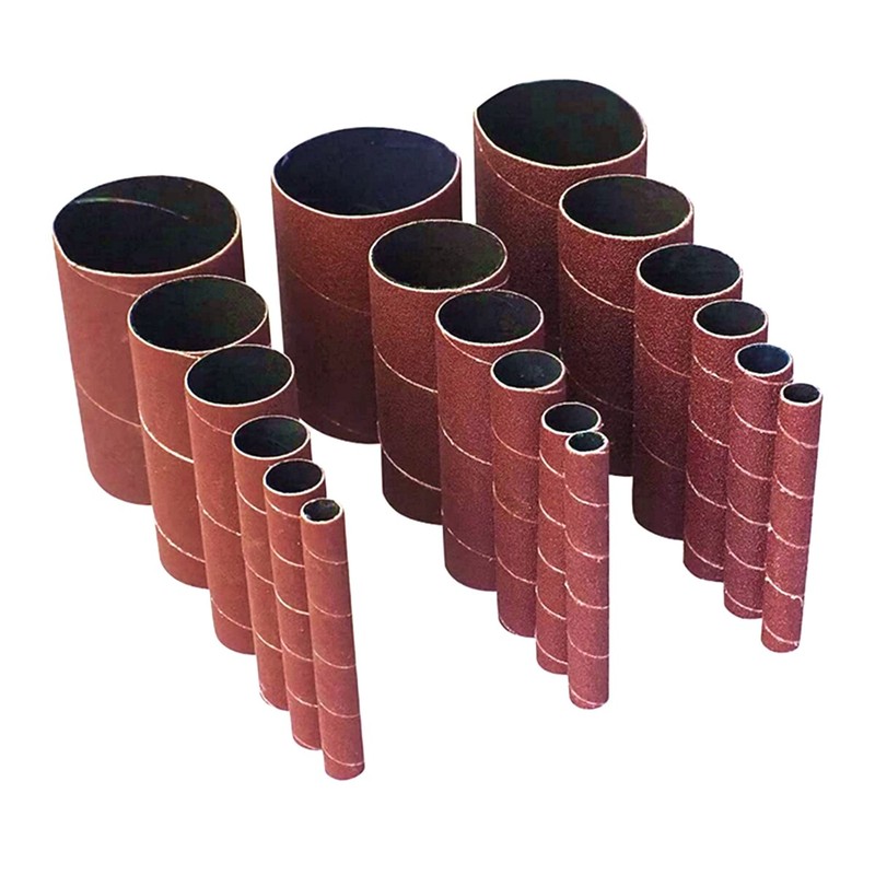 4.5" Replacement Oscillating Spindle Sanding Sleeves 80 120 240 Grit Sandpaper gallery