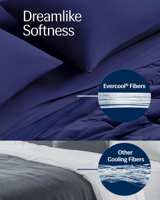® Evercool® Cooling Comforter, Twin/Twin XL, Blanket for Hot Sleepers, All Seaso gallery
