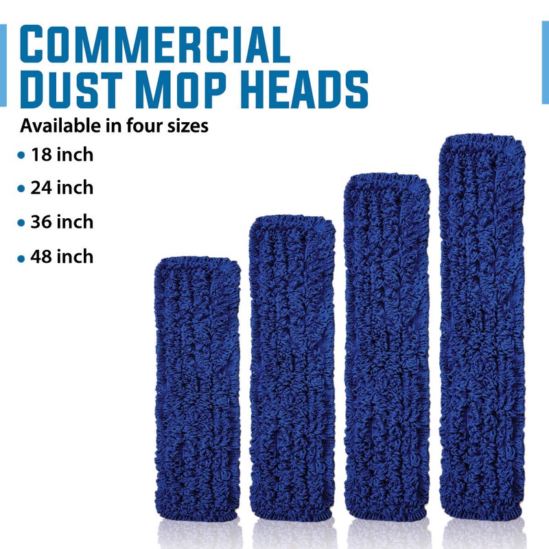 Microfiber Dust Mop Replacement Head, Washable Commercial Heavy Duty Mop Refills gallery