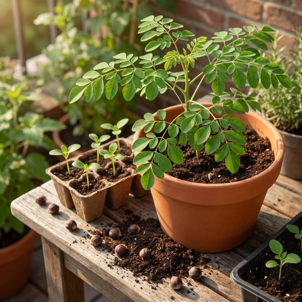 100Pcs Moringa Seeds | Fast-Growing Plant Seeds for Outdoor Garden & Patio gallery