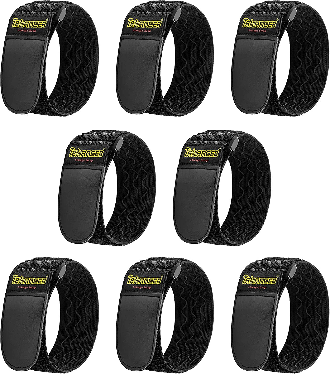 Elastic Cinch Straps with Anti-Slip Strips 12 x 2 8 Pack Heavy Dut gallery