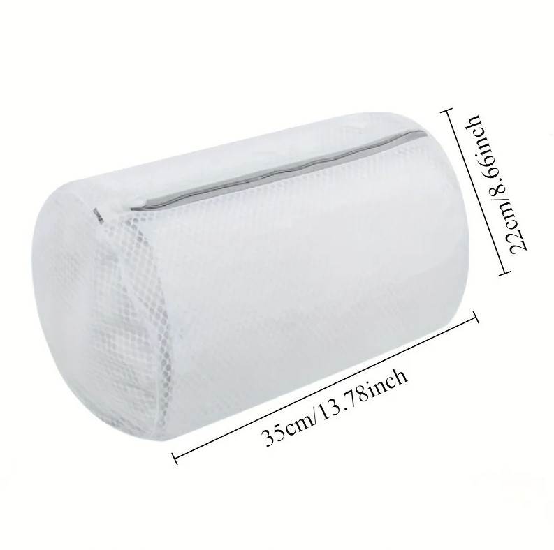 2pcs Durable Mesh Shoe Washing Bags with Zipper Reusable Laundry Protector - NEW gallery